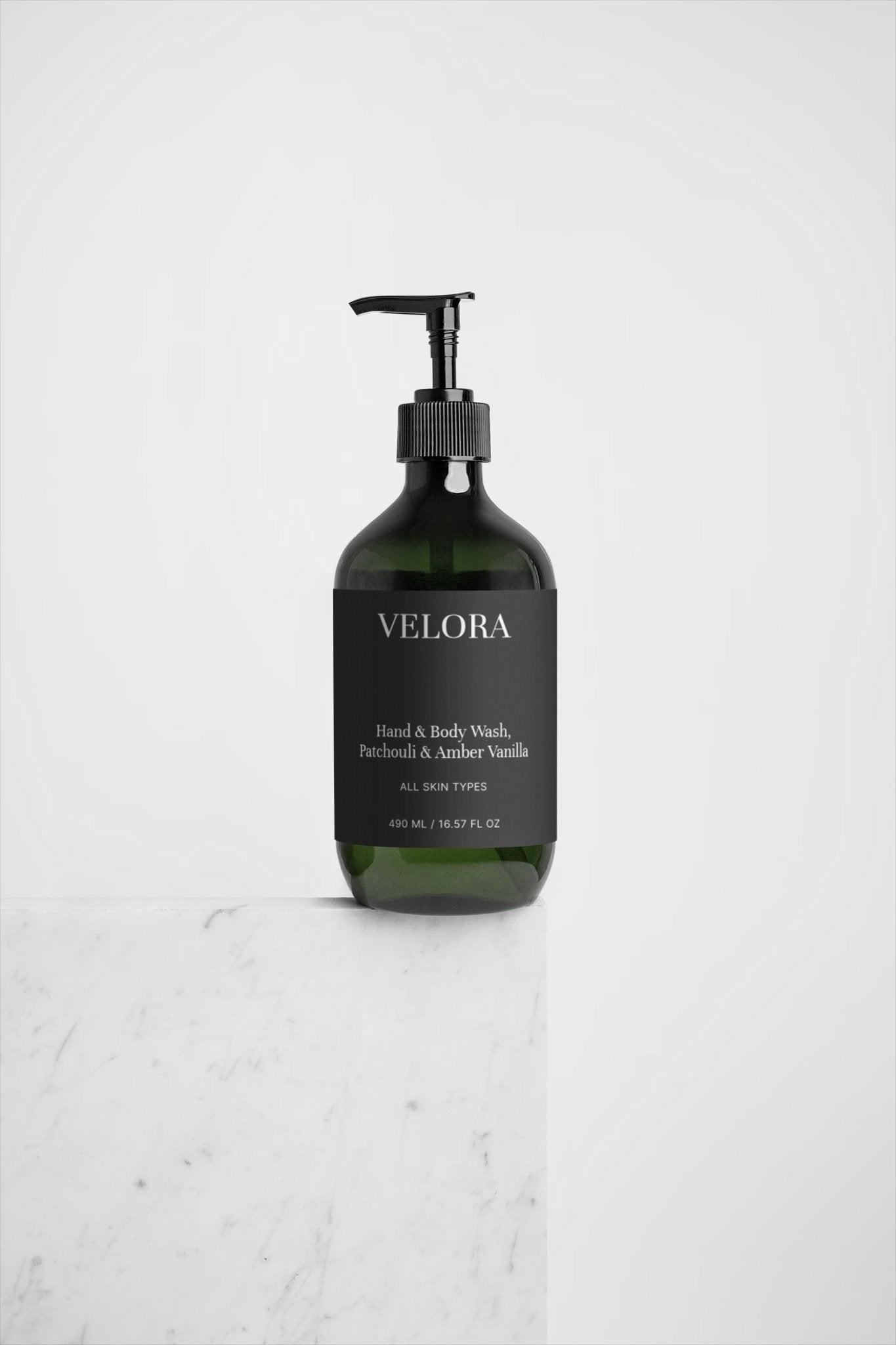 Hand & Body Wash, Patchouli & Amber Vanilla - Velora