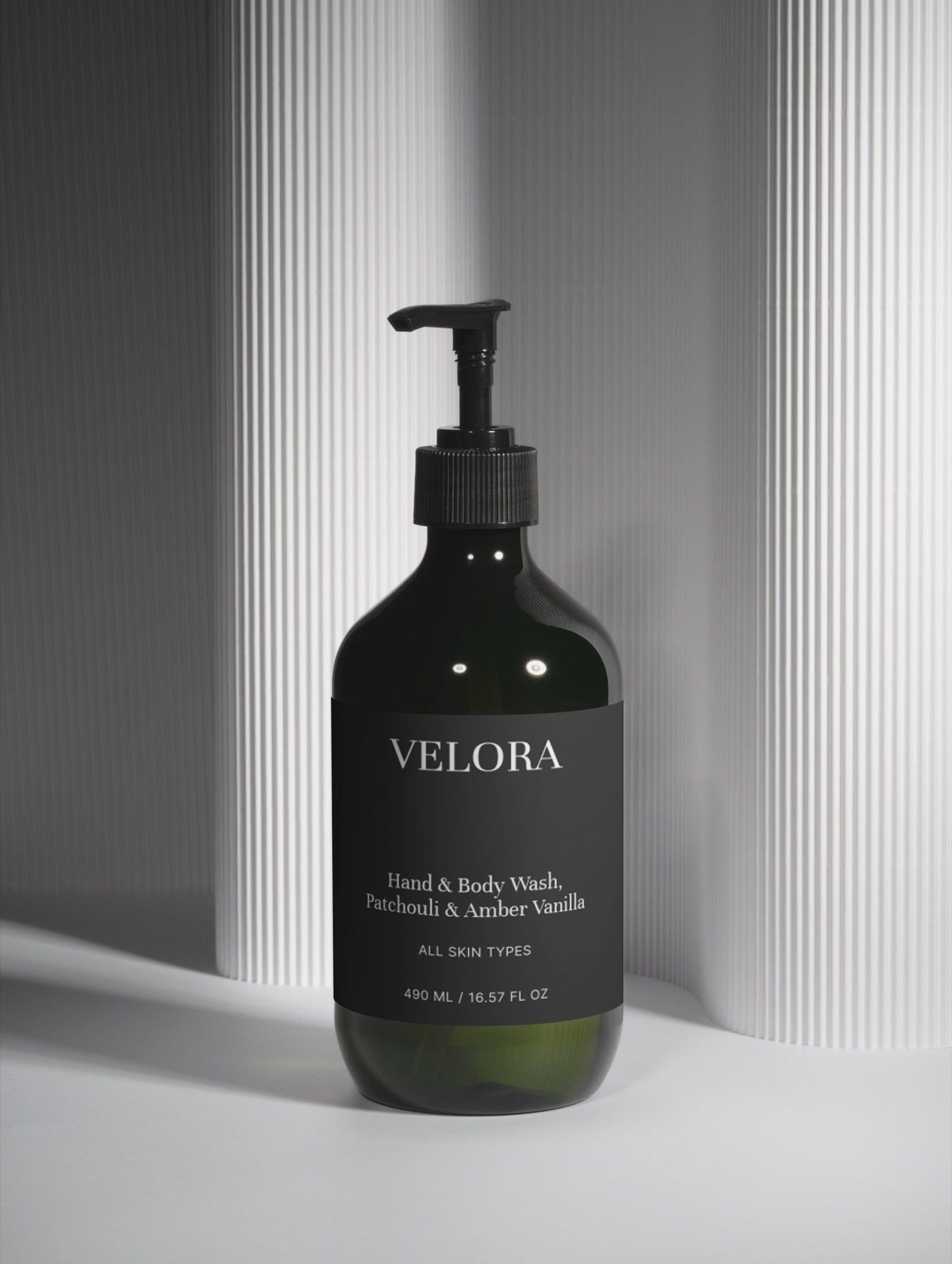 Hand & Body Wash, Patchouli & Amber Vanilla - Velora