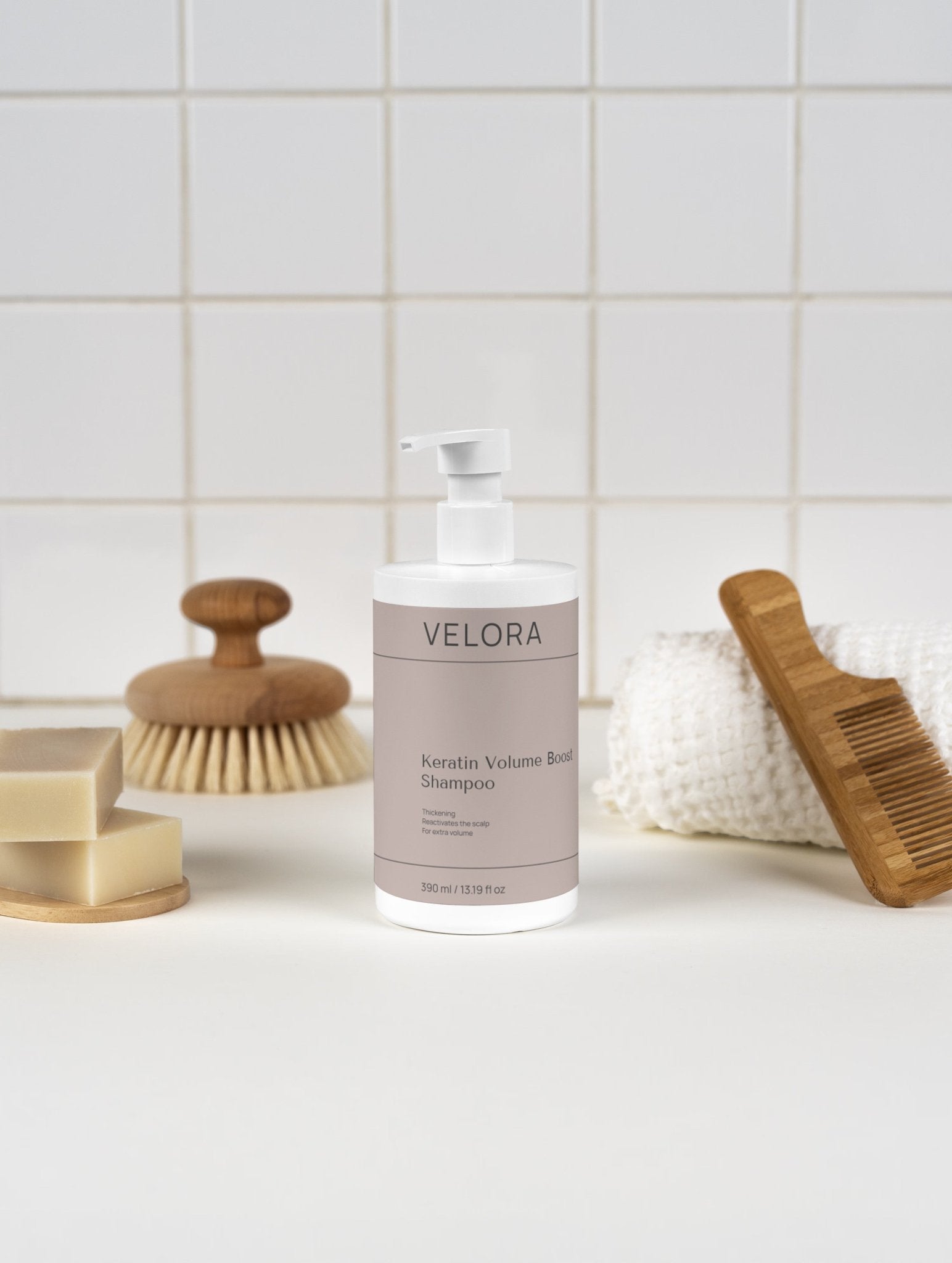 Keratin Volume Boost Shampoo - Velora