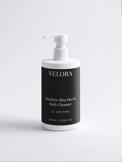 Sensitive Skin Face & Body Cleanser - Velora