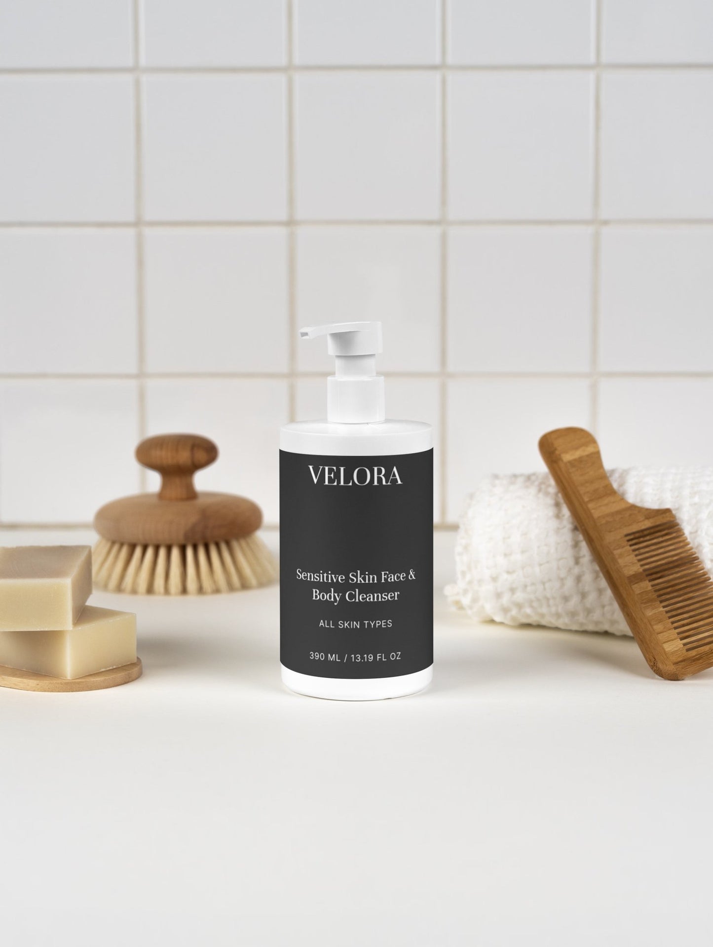 Sensitive Skin Face & Body Cleanser - Velora